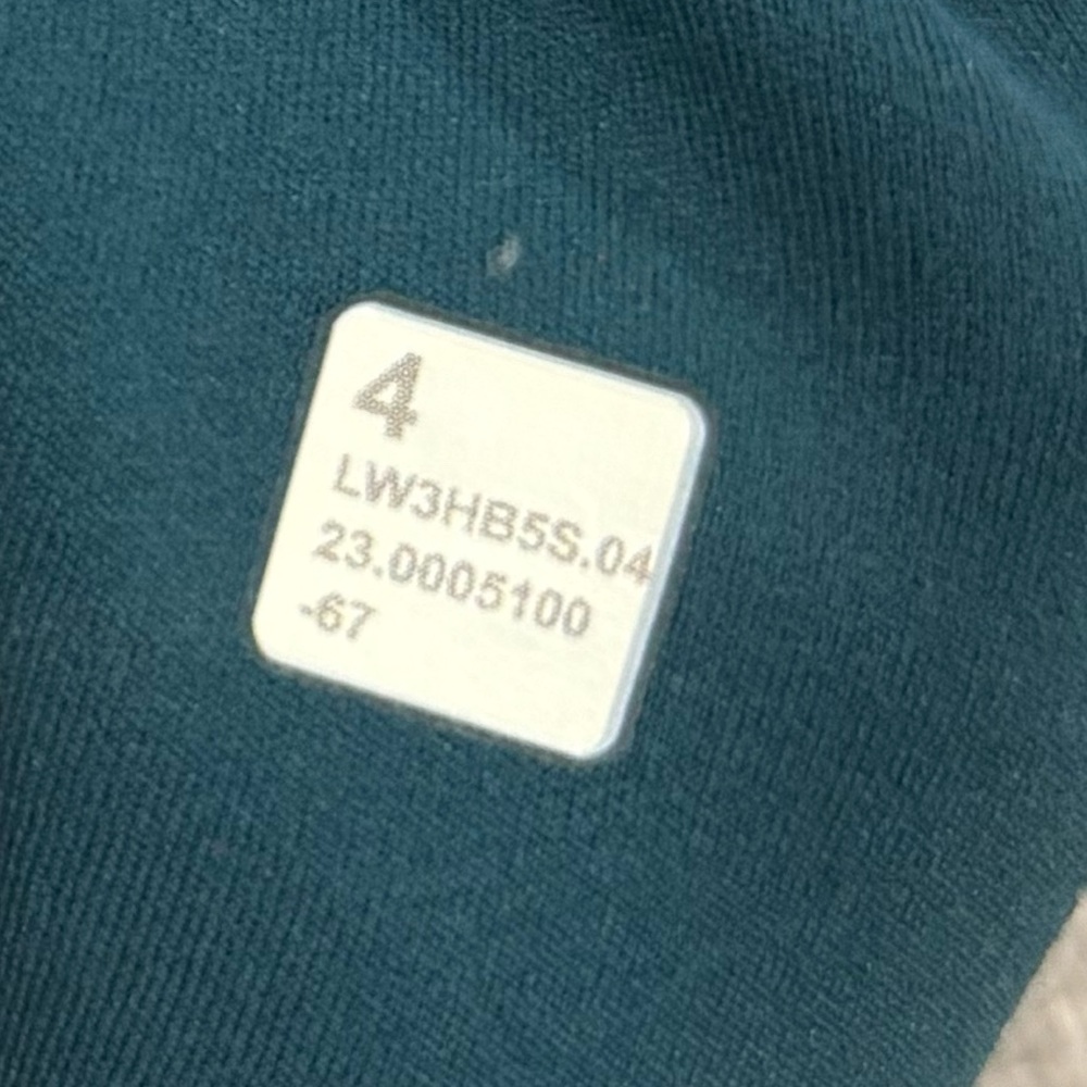 Lululemon Define Cropped Jacket Nulu Size 4 In Storm Teal - Picture 7 of 9